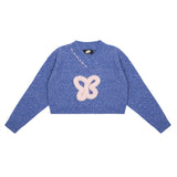 Women Sweater Short Sweater Casual Women's Autumn Long Sleeve