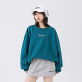 Unisex Hoodie Printed Long Sleeve T-shirt Men and Women Loose-Fitting Casual round-Neck