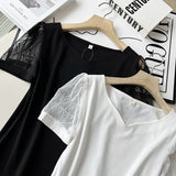Women T-Shirt Summer T-shirt Women's Short-Sleeved Bottoming Shirt Top Spring and Summer