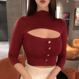 Women Long Sleeve Shirt Women's Tight Casual