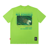 Men T Shirt Retro Fashion Brand T-shirt for Men and Women Spring and Summer