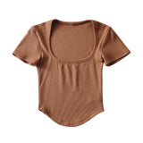 Women's T-Shirt Short-Sleeved T-shirt Women's Summer Slim Fit