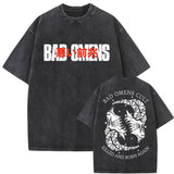 Washed Vintage Bad Omens Band Tshirt THE DEATH