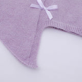 Women Sweater Short Sweater Decorative Long Sleeve Girls' Tops
