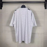 Men T-shirts summer pattern print washed old short-sleeved T-shirts loose