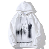 Men Fleece Lined Hoodie Hooded Sweater Men's Winter Clothes Loose Thick Warm Pullover
