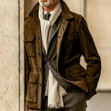 Men Jack Men's Leather Casual Fashionable Jacket Men