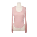 Women's Long Sleeve Shirt Top for Autumn and Winter