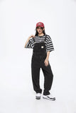 Unisex Pants Autumn Retro Denim Back