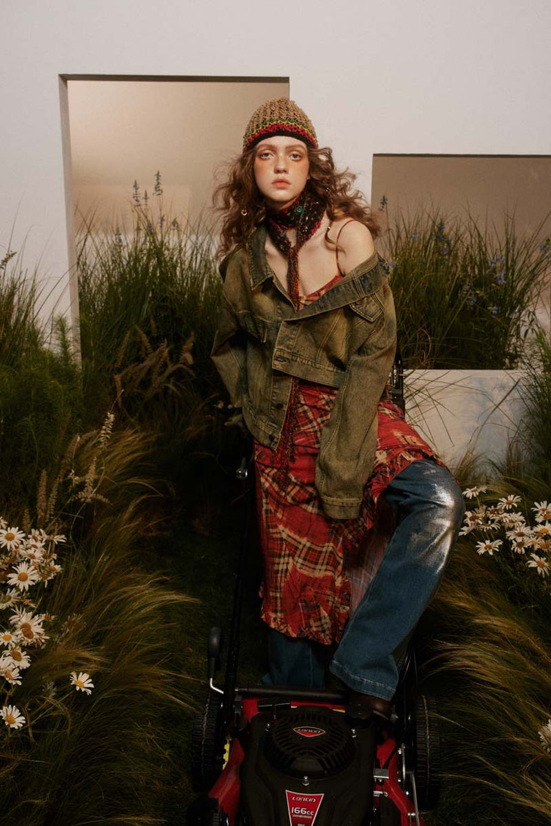 Unisex Jacket Autumn Color Denim Coat Women's Clothing
