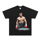 Mike Tyson T Shirt Vintage Loose Short Sleeve