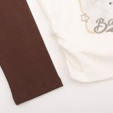 Women Long Sleeve T-Shirt Printed Long Sleeve T-shirt Women's Spring and Autumn Color Matching