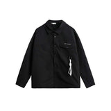 Unisex Jacket Autumn Decoration Climbing Button Carabiner Shirt