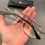 CHH Chrome Hearts Glasses Ultra Light Square Toad Mirror Myopia Glasses Frame
