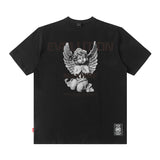 Men T Shirt Street Hip-Hop Fashion Brand T-shirt Men's and Women's Loose Short Sleeve
