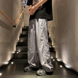 Men Sweatpants Function Tactical Pants Men's Summer Wide Leg Leisure Pu Shuai Loose