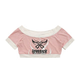 Women T-shirt Short T-shirt Girls Summer Short Sleeve Exposed Navel