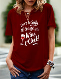 Women's Independence Day T Shirt Pattern Printed Short-Sleeved T-shirt