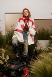 Unisex Jacket Autumn Motorcycle Contrast Color Coat Women's Clothing