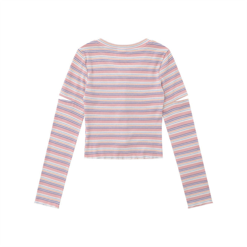 Women Long Sleeve T-Shirt Long Sleeve T-shirt Girls' Spring and Autumn Design Short Top