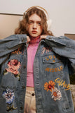 Unisex Jacket Fall Vintage Denim Jacket Women's Clothing