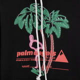 Palm Angle Hoodie Palm Angels Coconut Print Hoodie Sweater for Men and Women