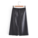 Women Skirt Retro Skirt Mid-Length Skirt