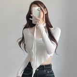 Women's Long Sleeve Shirt Women's V-neck Long Sleeve