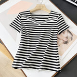 Women T-Shirt Women's Summer T-shirt Design Short-Sleeved T-shirt Bottoming Shirt Top