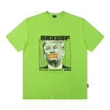 Men T Shirt Cartoon Short Sleeve T-shirt Men's and Women's Ins Fashion Brand American