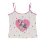 Women Vest Printed Camisole for Girls Summer Casual XINGX Sleeveless