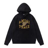 Amiri Hoodie AMI Winged Shoes Letter Pattern Hooded Sweater