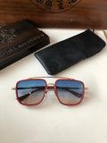 Chrome Hearts Sunglasses Fashion Titanium Large Frame Square Pull Wind Sunglasses