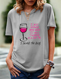 Women's Independence Day T Shirt Pattern Printed Short-Sleeved T-shirt
