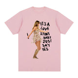 Taylor Concert Vintage T-shirt Summer Fashion Fans Gift