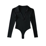 Women T-Shirt V-neck Long-Sleeved T-shirt Bottoming Top
