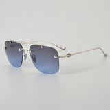Chrome Hearts Sunglasses Frameless Ultra Light Titanium Pilot Sunglasses
