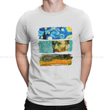 Van Gogh Art Newest TShirt for Men Art and Culture Round