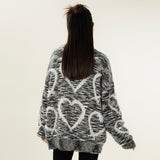 Women Sweater Loose round Neck Sweater Women's Autumn and Winter