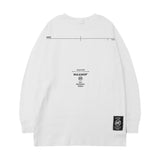 Men Long Sleeve Shirt Vintage Sweater Men's and Women's Letter Long Sleeve T-shirt Loose round Neck