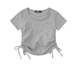 Women's T-shirt Short-Sleeved T-shirt Women's Short Summer Exposed Navel