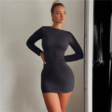 Women Dresses Autumn and Winter Women's Clothing Fashion Long Sleeve Dress