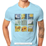 Vintage Alternative Funny Artwork Van Gogh Painting Men