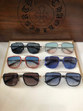 Chrome Hearts Sunglasses Fashion Titanium Large Frame Square Pull Wind Sunglasses