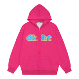 Men Hoodie Letter Print Sweatshirt Coat Men's Casual Long Sleeve Spring and Autumn