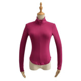 Women T-Shirt Bottoming Shirt Autumn Slim Fit Long-Sleeved T-shirt Top