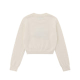 Women Sweater Short Sweater Casual Girl round Neck Long Sleeve Spring and Autumn