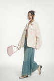 Unisex Jacket Autumn Rose Denim Jacket