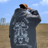 Men Hoodie Sweater Men Autumn and Winter Fashion Brand Loose Hooded Coat