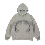 Men Hoodie Hooded Jacket Men Loose-Fitting Autumn/Winter Wear
